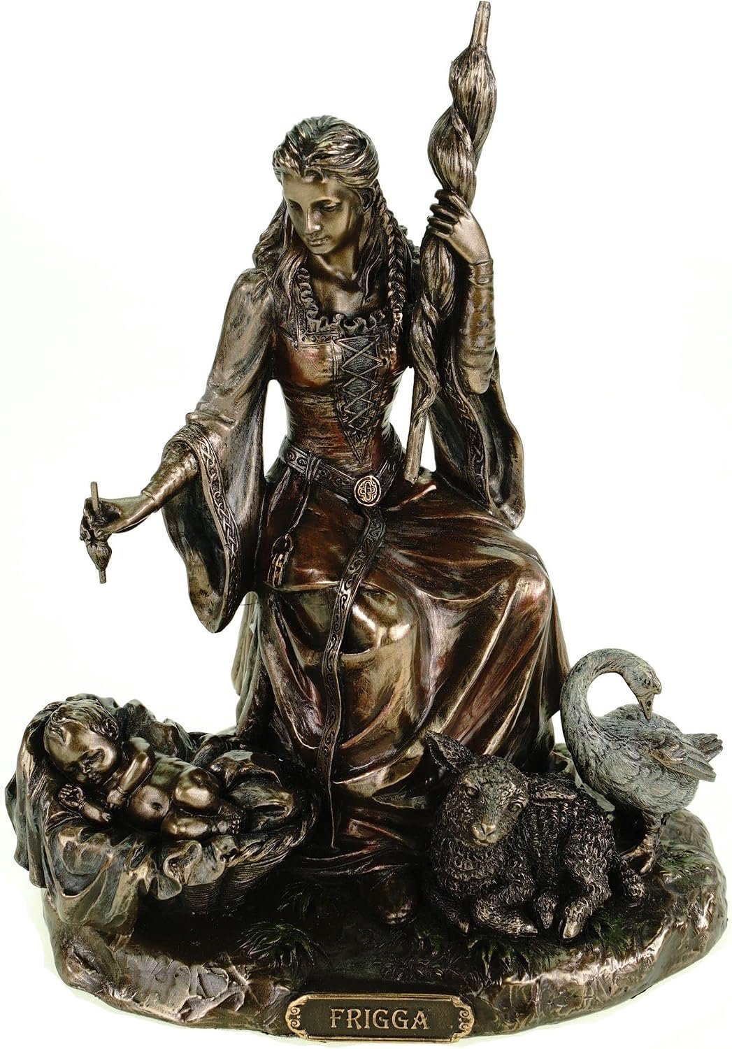 Frigga Noorse Godin Liefde Beeld Brons Veronese