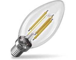 EMOS LED-lamp Filament kaarsvormig A CLASS / E14 / 3,8 W (60 W) / 806 lm / neutraal wit, ZF3A43