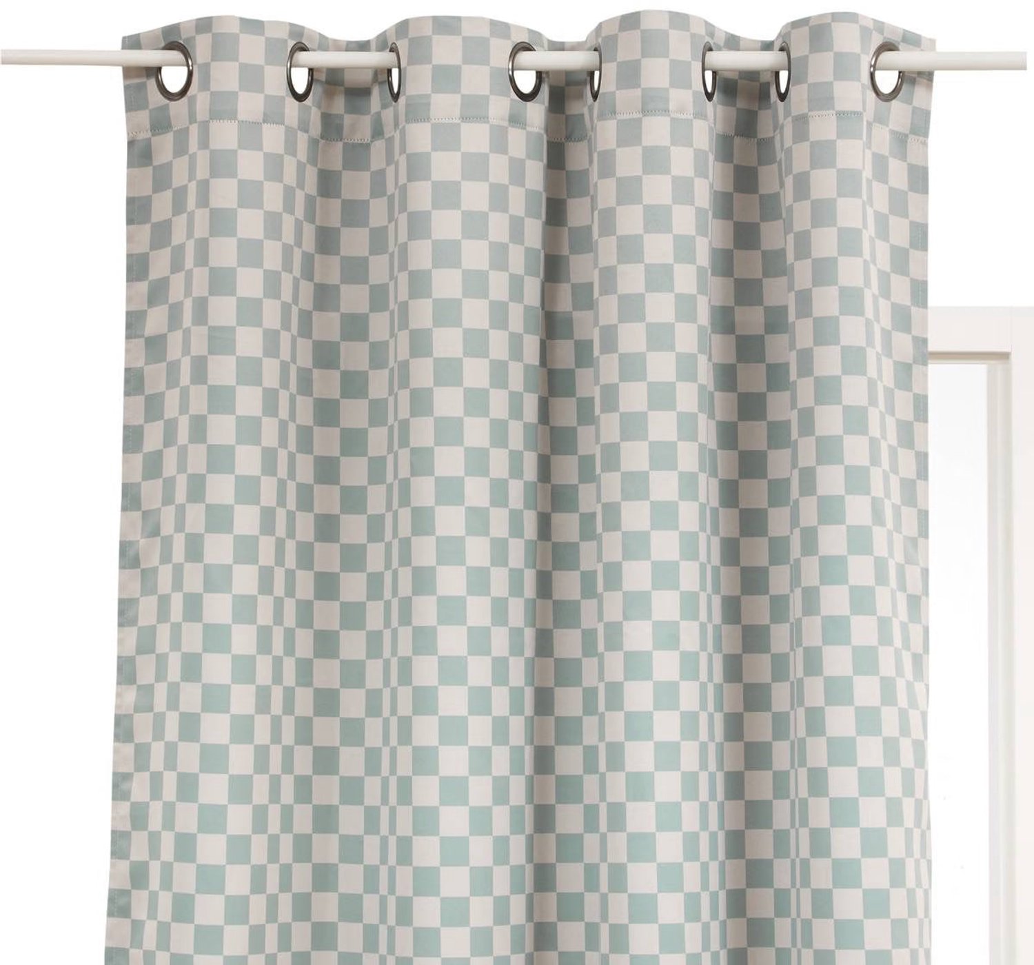 Atmosphera Kids Billie Verduistering Gordijn 140x260cm - Kant en klaar met ringen - Gordijn raambekleding - Ruitjes