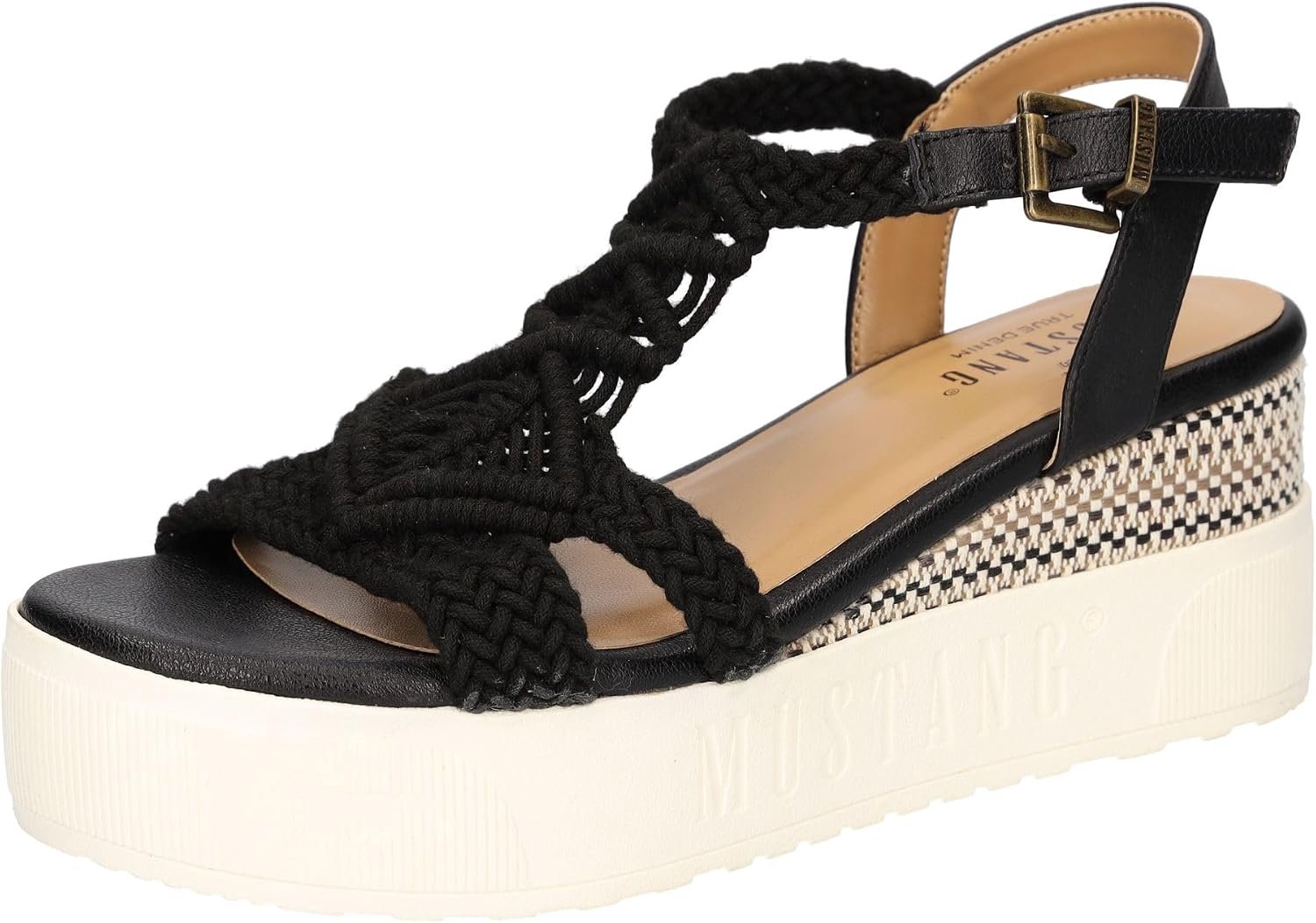 Mustang Dames Sandalen Zwart