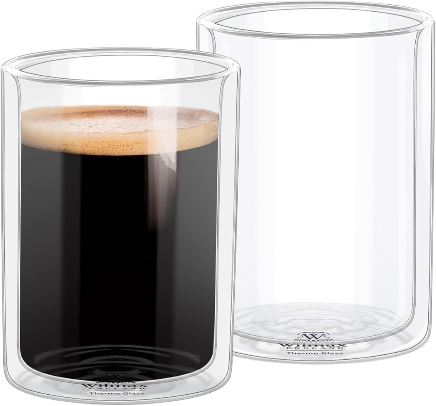 Wilmax Dubbelwandig glas 400 ml 2-delige set WL-888785/A2
