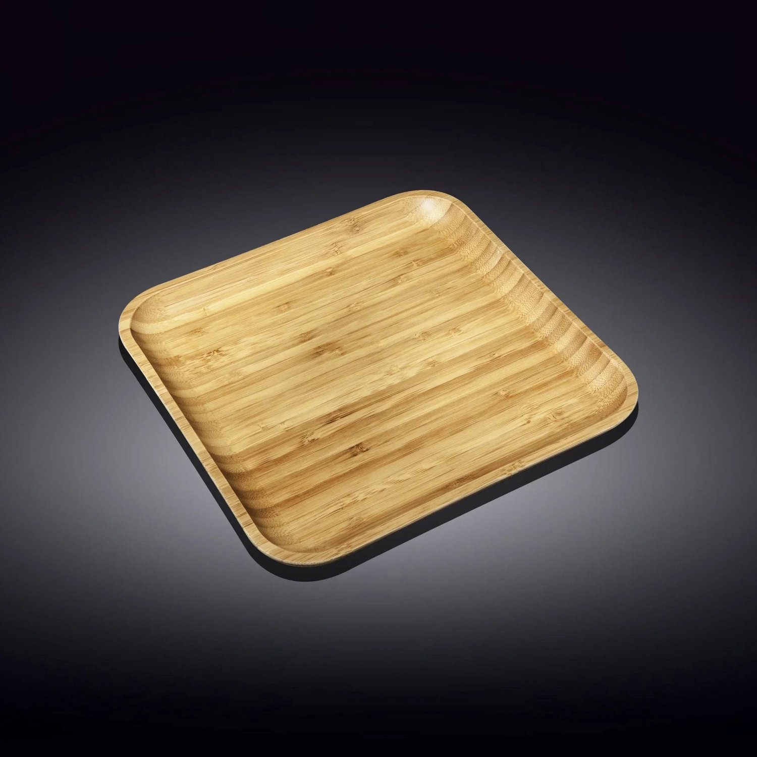 Wilmax Bamboe Bord 25,5x25,5 cm Natuur WL-771023/A