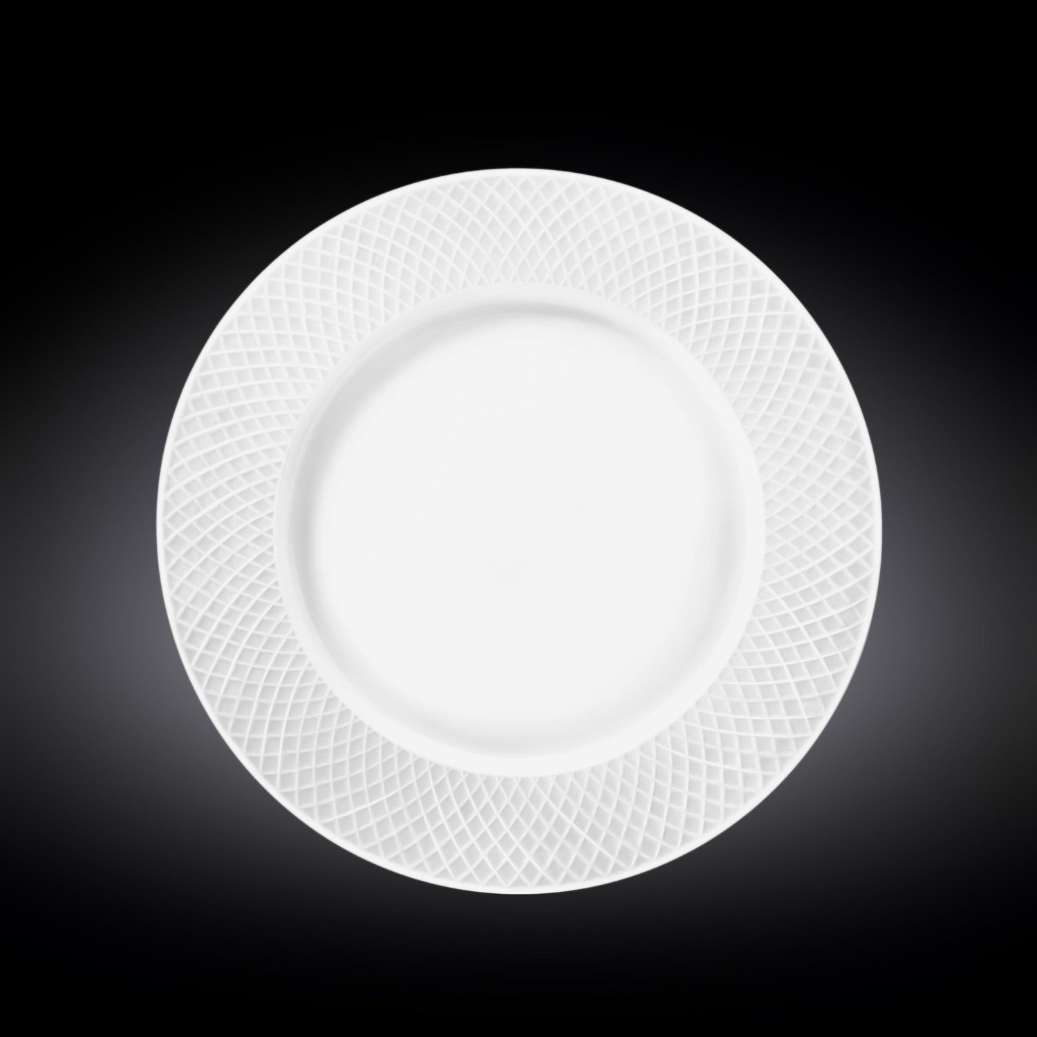 Wilmax Dinerbord 25,5 cm Wit Porselein Set van 6 WL-880101/6C