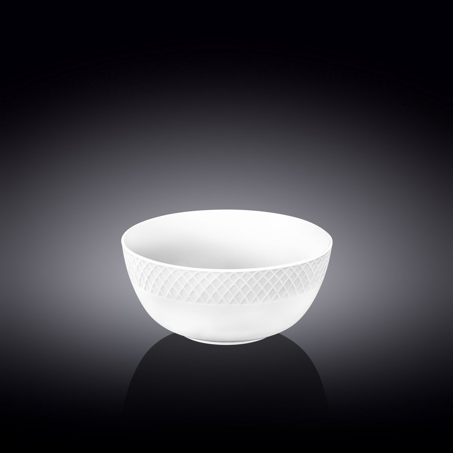 Wilmax Schaal 12 cm 380 ml Wit Porselein 2 stuks