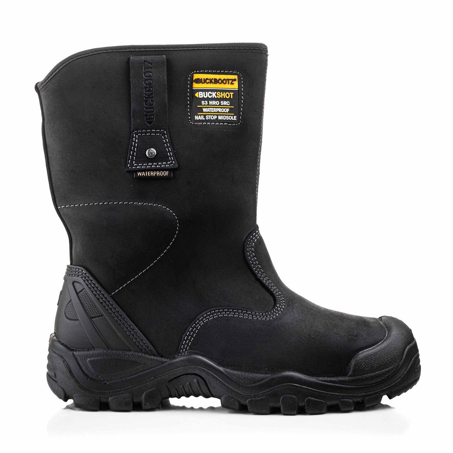 Stoere waterdichte werklaarzen | merk BuckBootz | model Buckshot BSH010 | S3