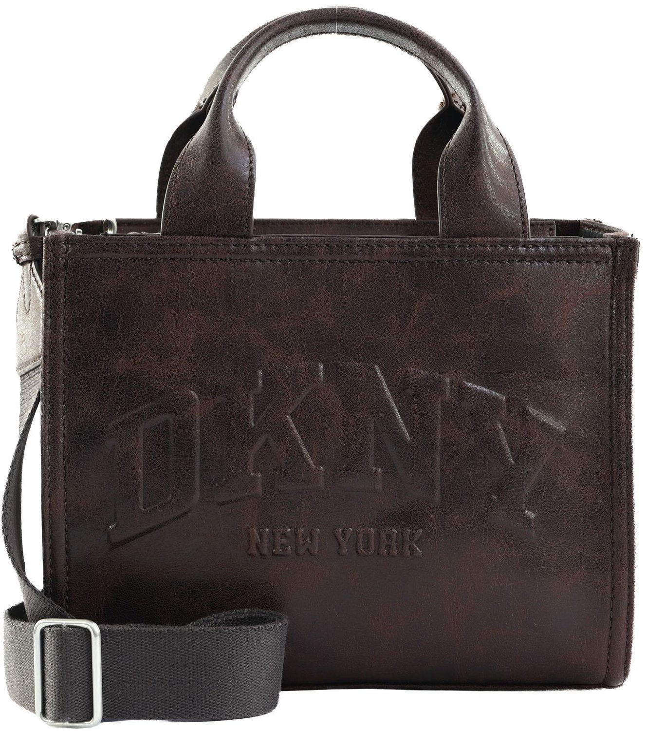 DKNY handtas schoudertas Hadlee Tote Coffee Bean donkerbruin