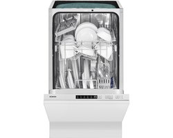 Bomann GSPE 7420 VI - Volledig Integreerbare Inbouwvaatwasser - 45 cm - 10 Couverts