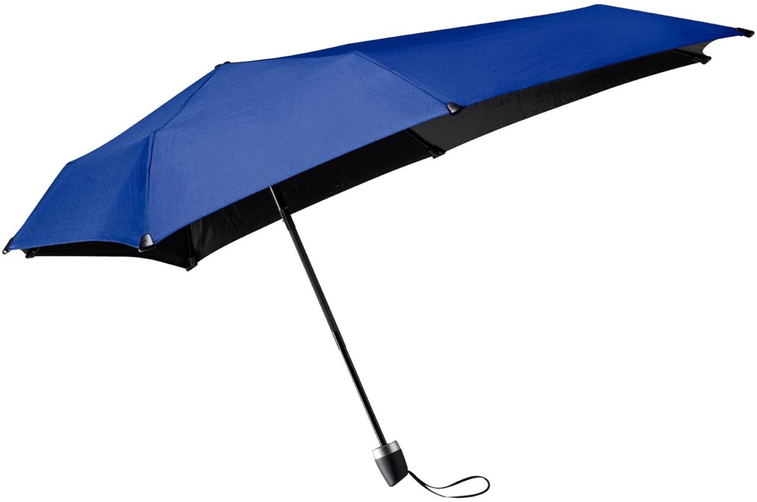Senz Mini Opvouwbare Stormparaplu - Cooltech met UPF 50+ - luminous blue