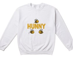 Bijen Sweater – HUNNY – Speelse Outfit – Unisex Sweater voor Dames & Heren – Leuk Cadeau voor Bijenliefhebbers