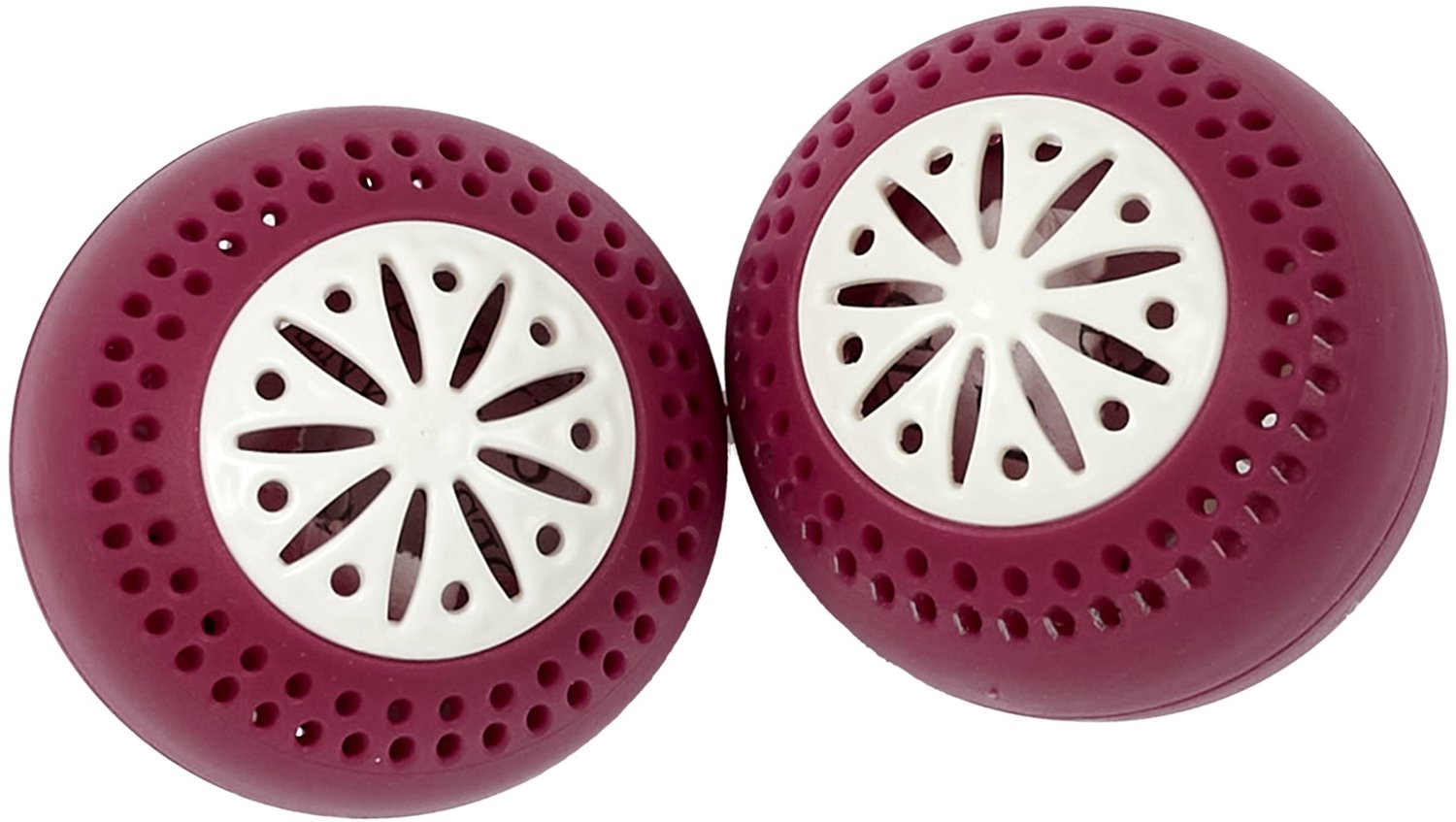 Famanu – Set van 2 Freshball koelkastballen, geurabsorberende desodoranten in random kleuren grijs/bordeaux/blauw