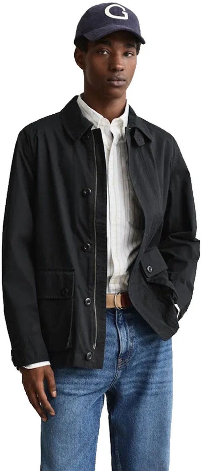 Gant 7006609 Jas Zwart L Man