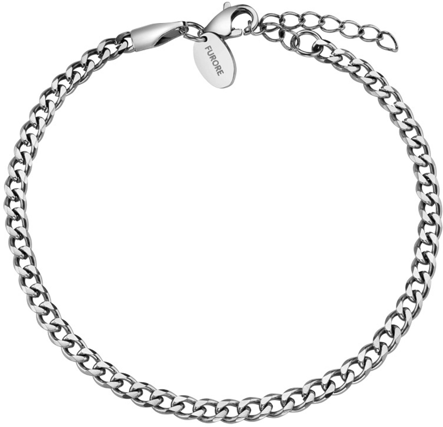 Furore - Dames Armband Hawkeye - Zilver - Lengte 17 tot 21 cm