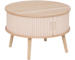 Atmosphera Nyos Salontafel 2D - Ø60xH41cm - Beige