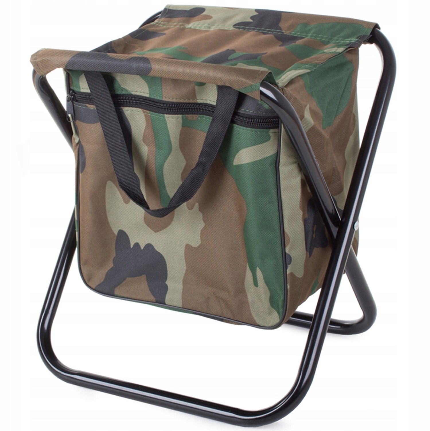 Opvouwbaar Visstoeltje met Camouflage Opbergtas