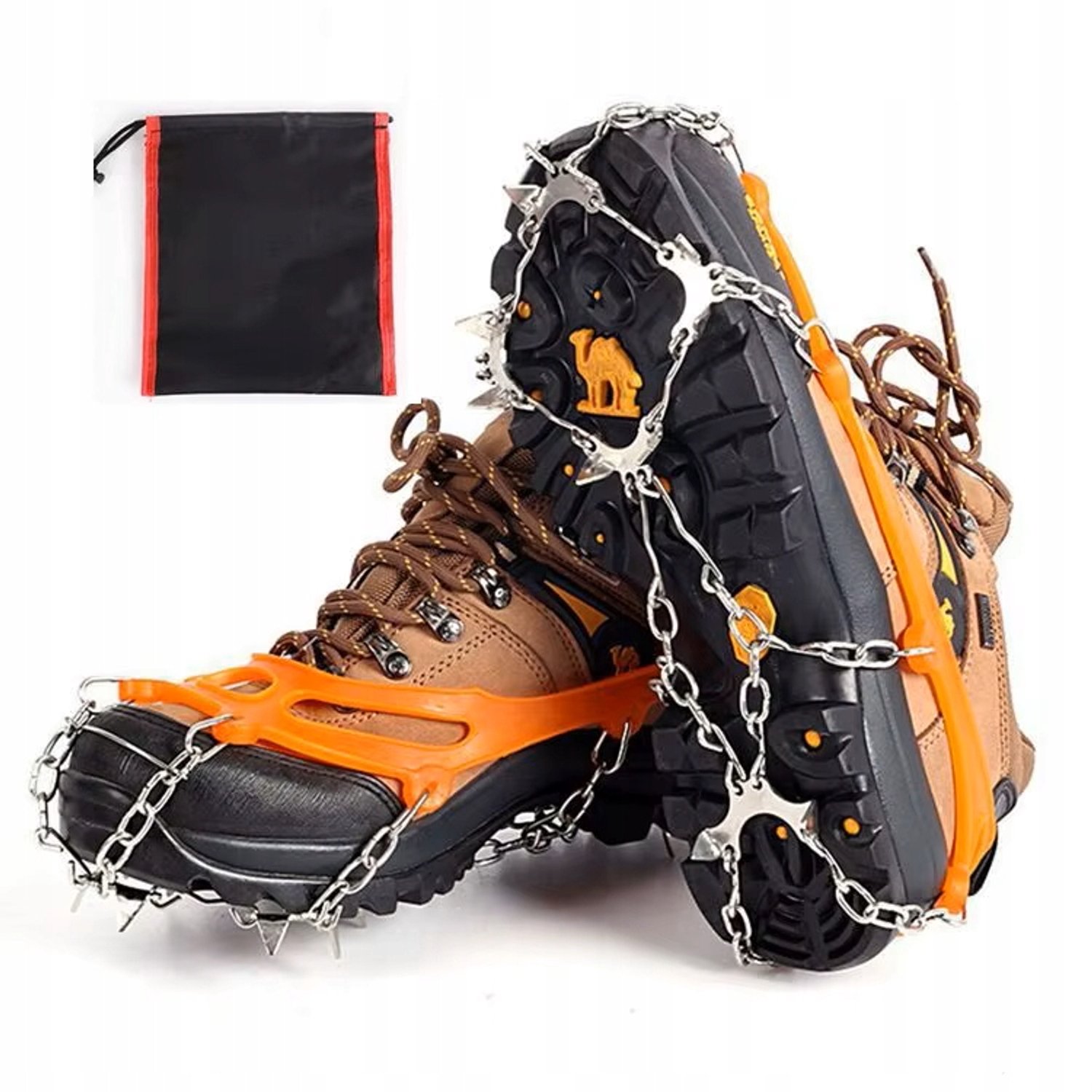 Antislip Rakkers voor Schoenen 8 Stalen Spikes