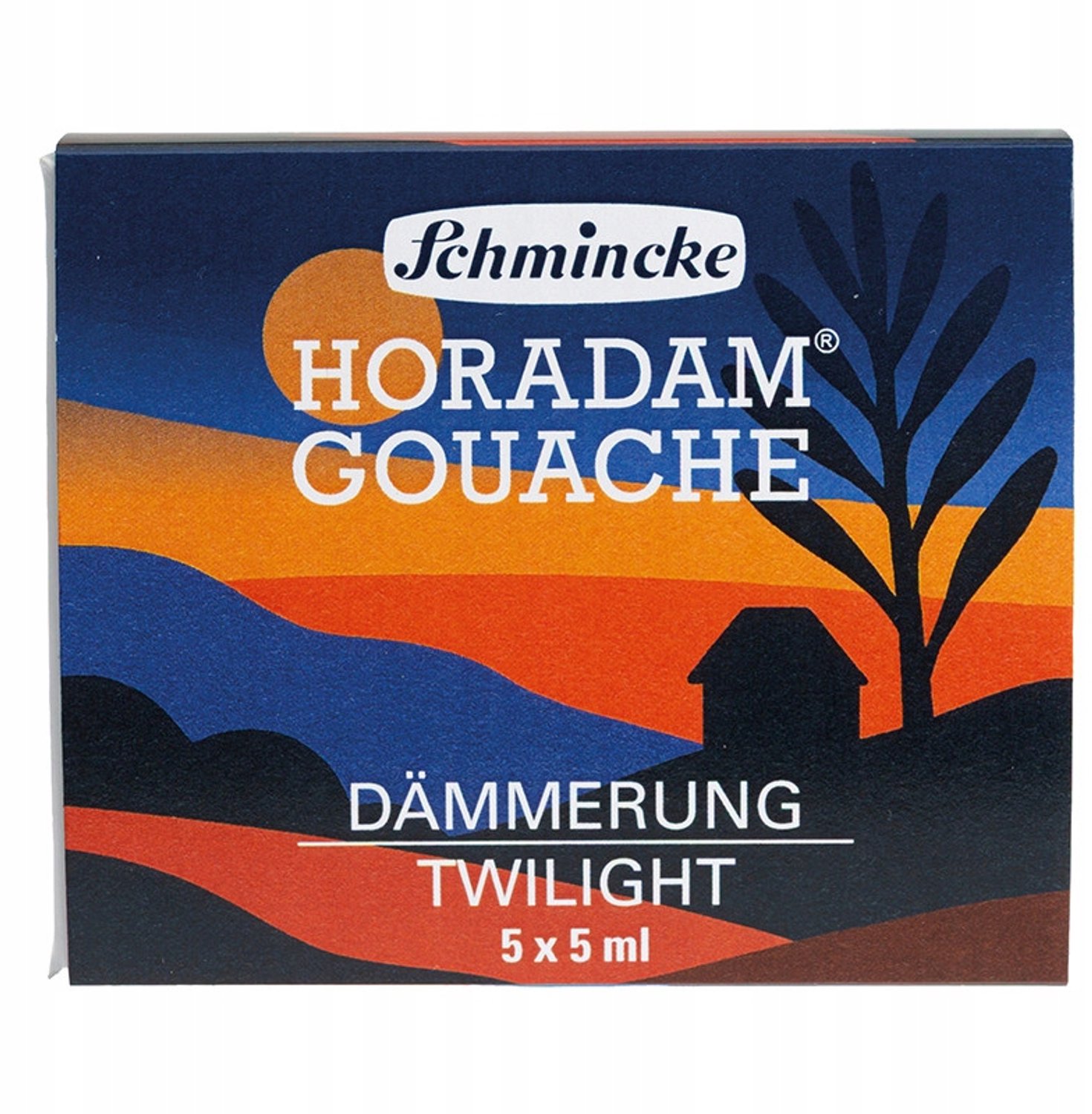 Gouache Verf Set - 5x5ml Tuben, Artistiek Palet