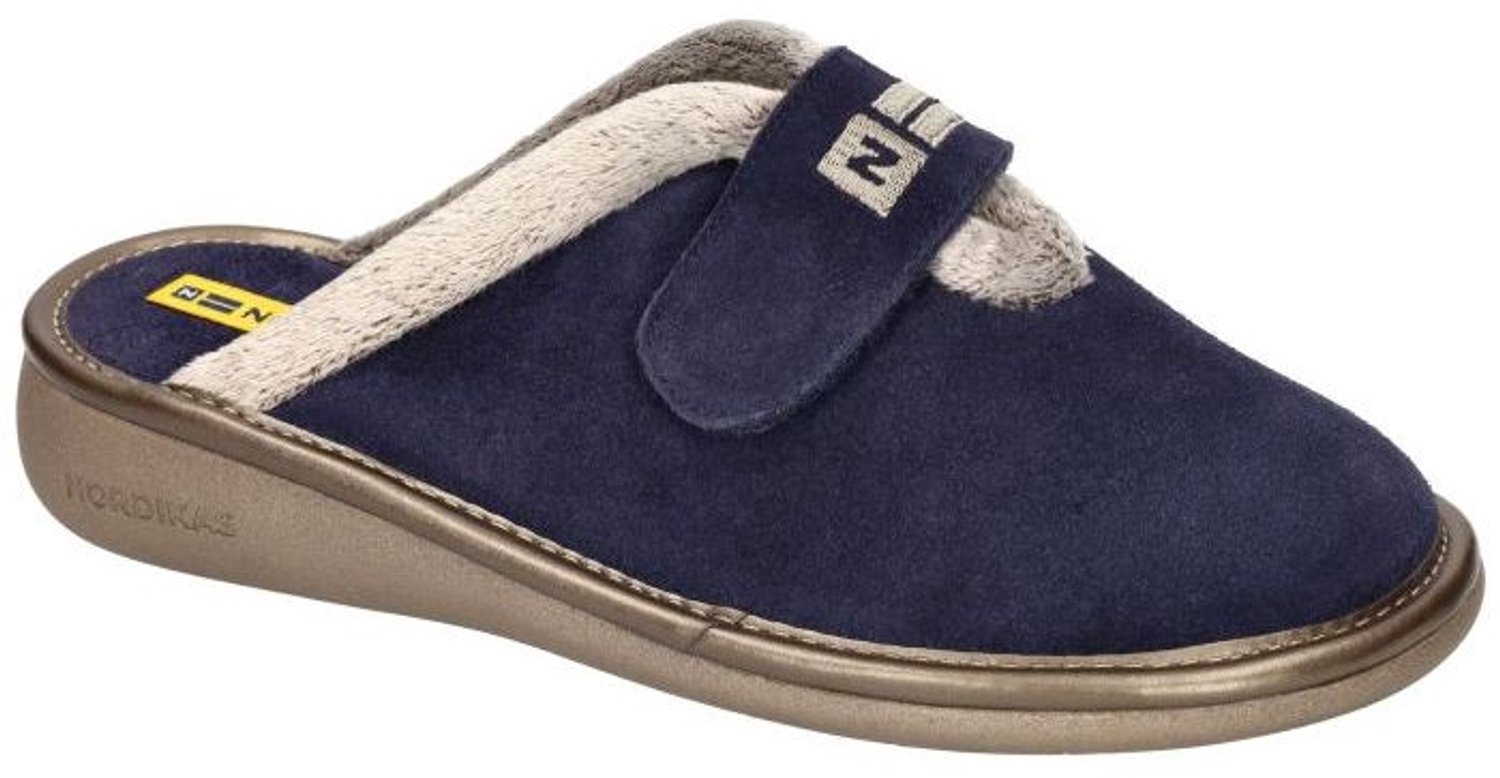 Nordikas -Dames - blauw donker - pantoffels - maat 41