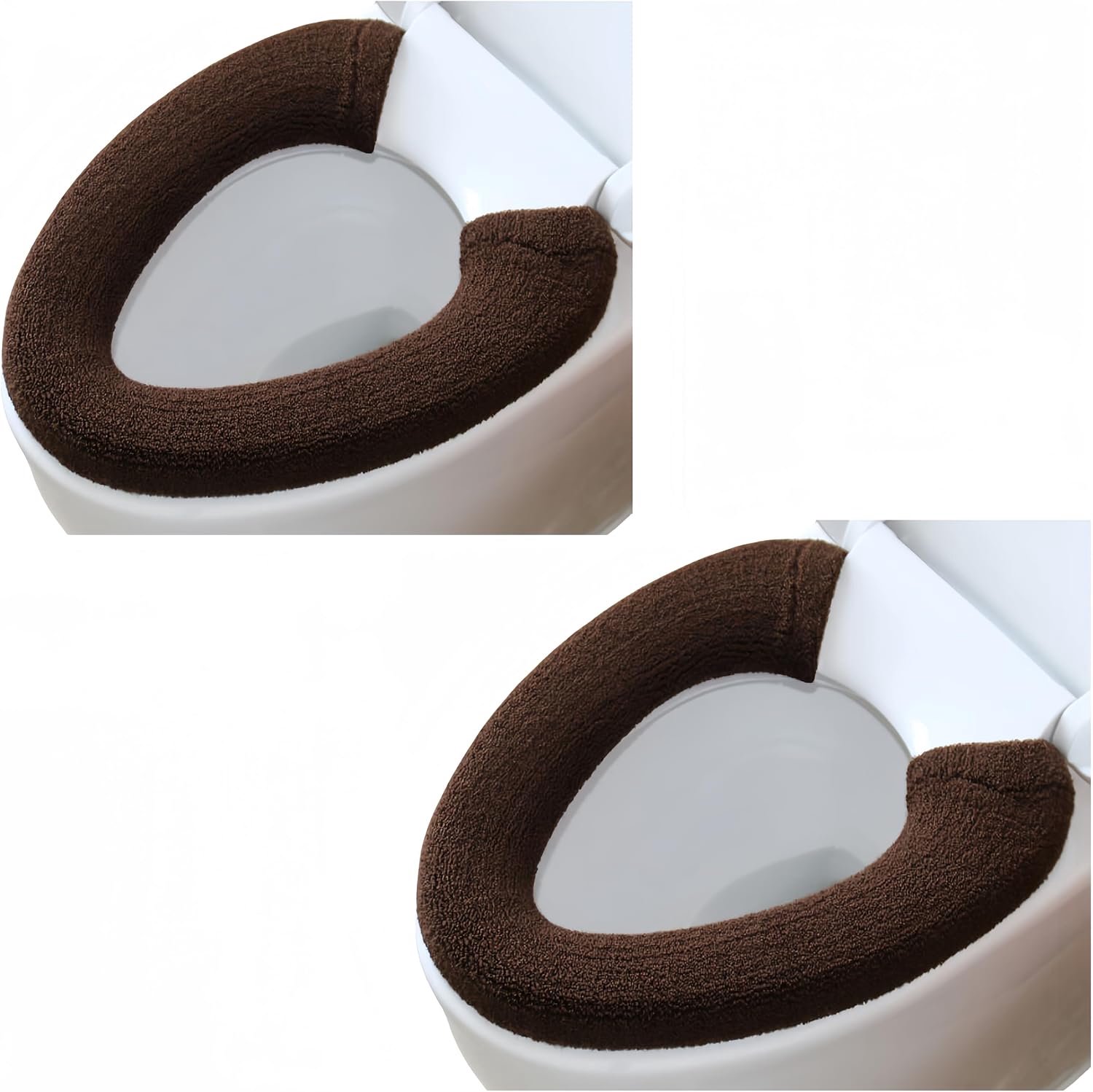 2x Zachte Toiletzitting Covers met Handvat - Comfortabel & Wasbaar