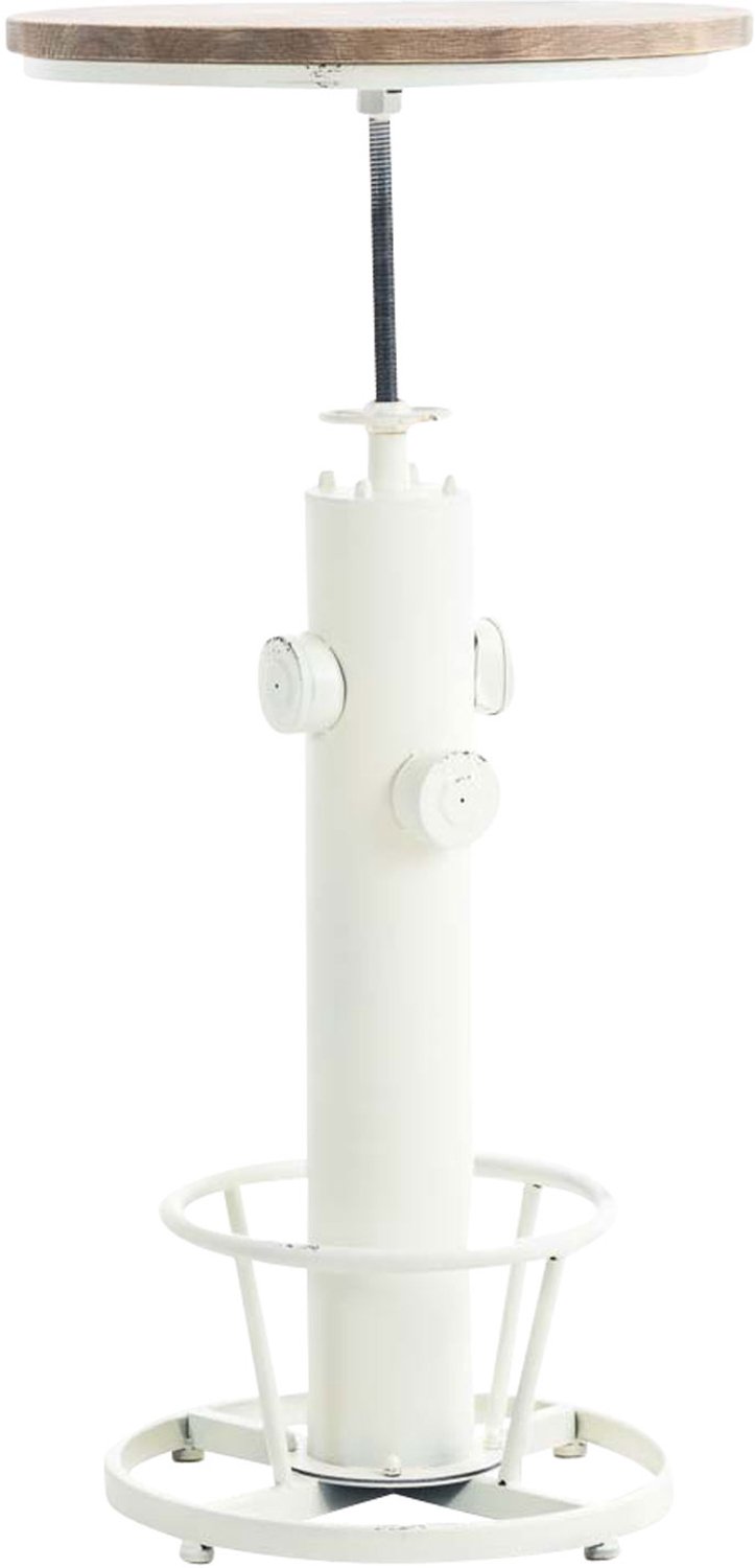 Luxe Comfort Statafel - Verstelbaar - Antiek wit antiek/wit
