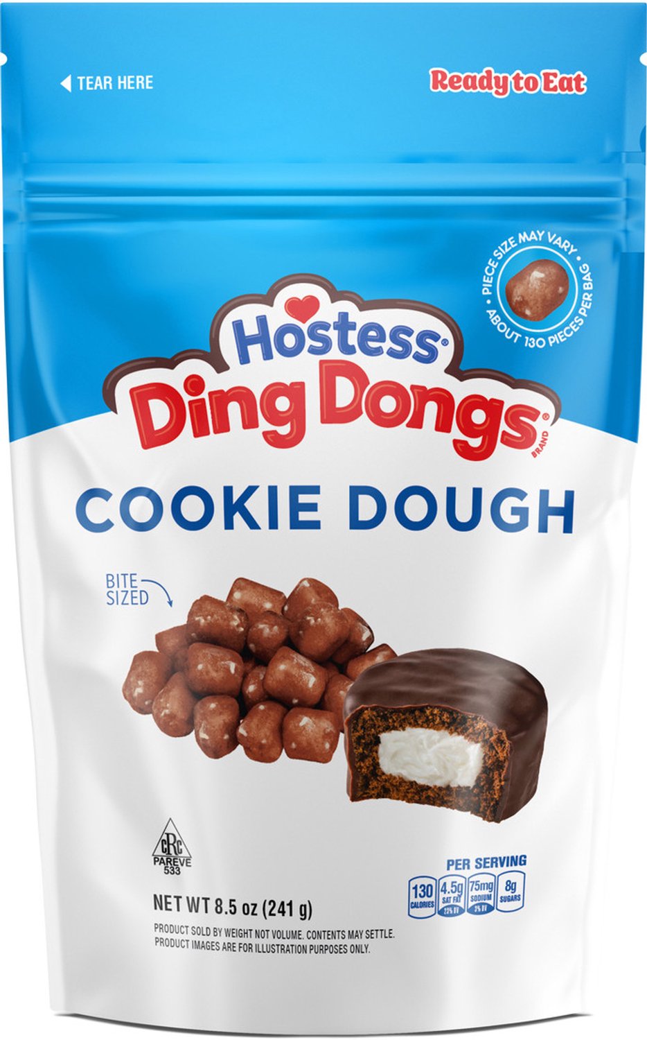 Cookie Dough Bites Hostess Ding Dongs (10 x 241g)