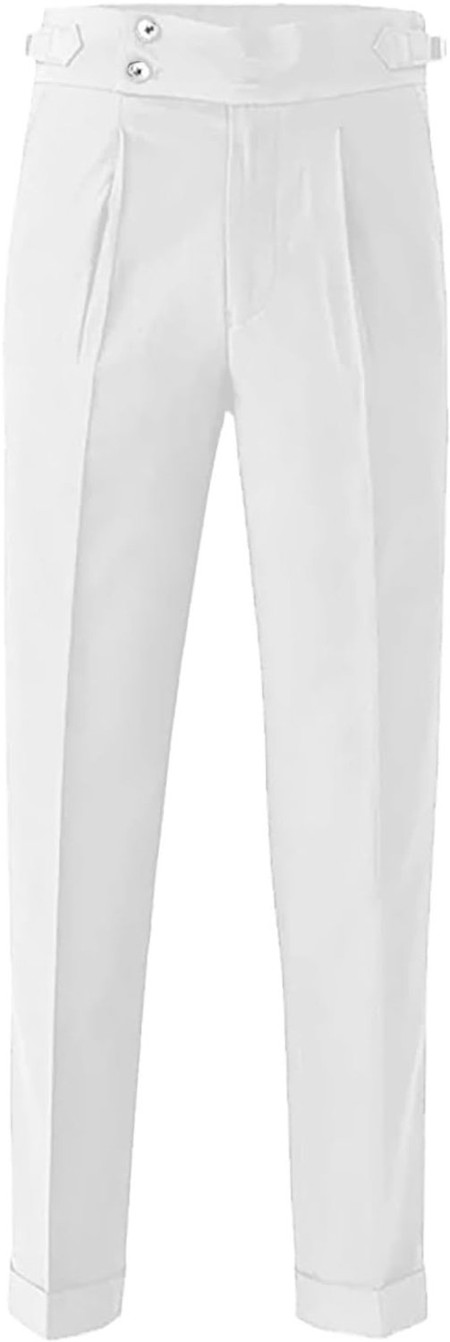 Chinobroek voor heren, slim fit, van katoen, stretch, klassiek en eenvoudig