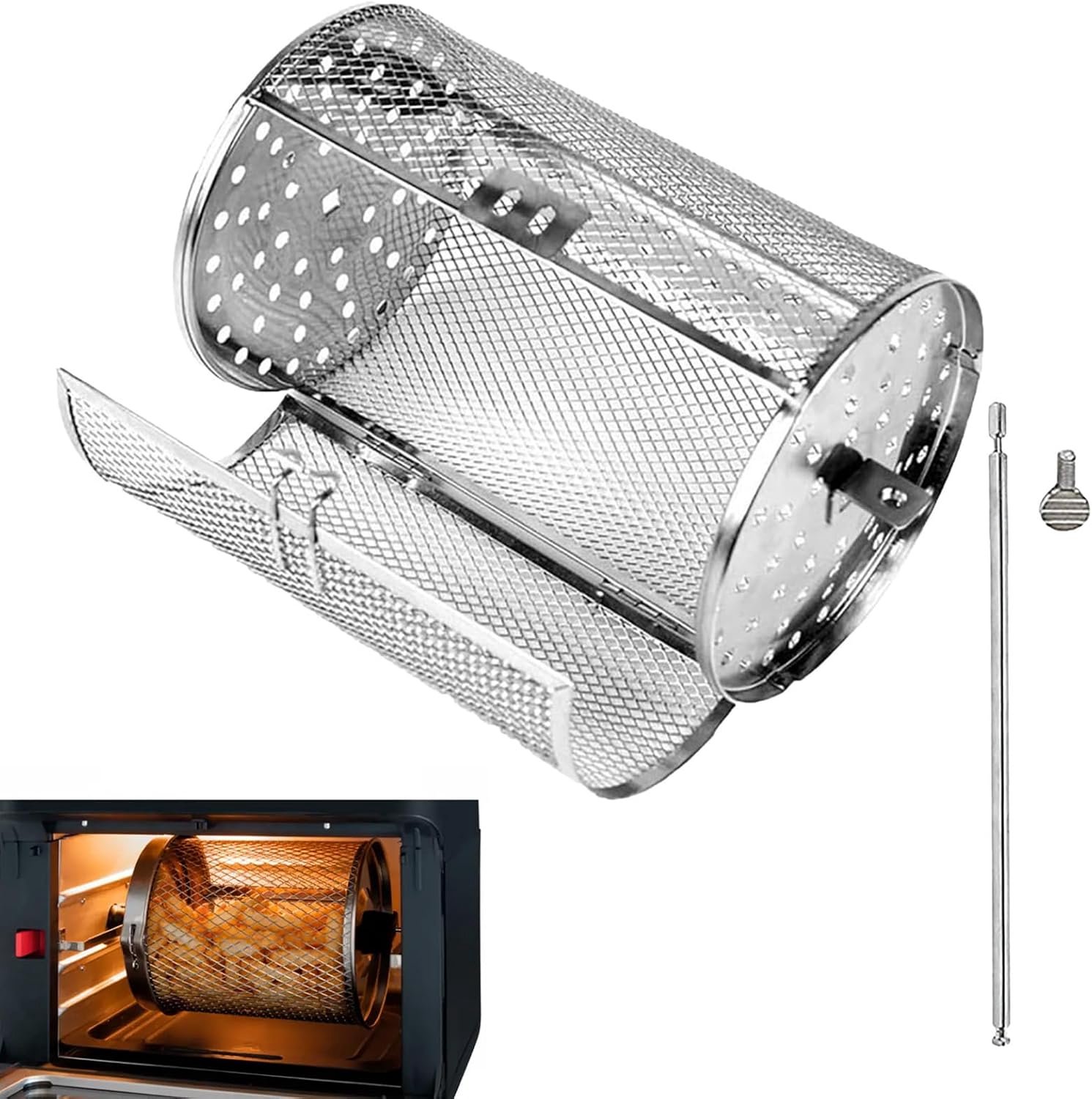 Rotisseriemand,Airfryer Rotisseriemand Koffiebrander Rond