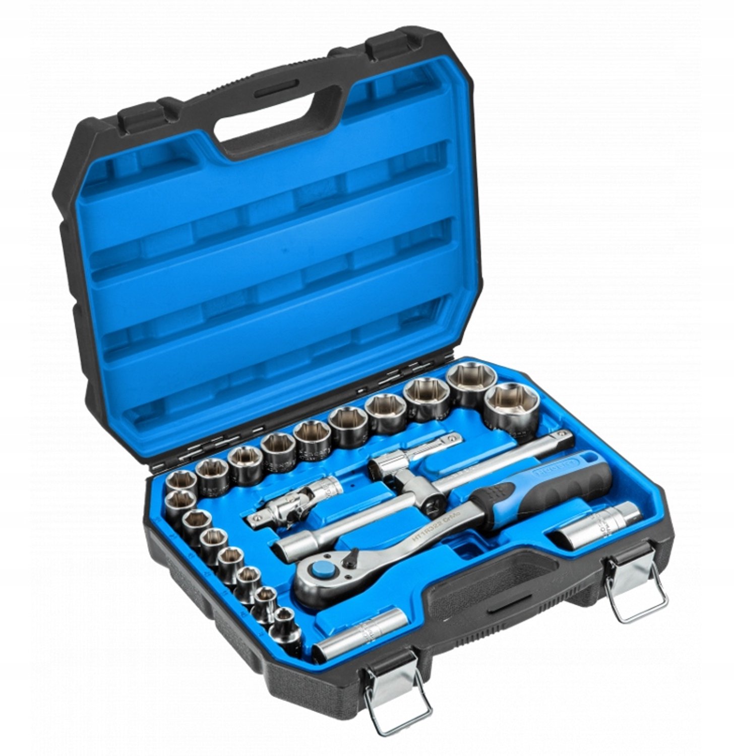 2x Hogert Gereedschapset 24 Delig 1/2" Met Koffer