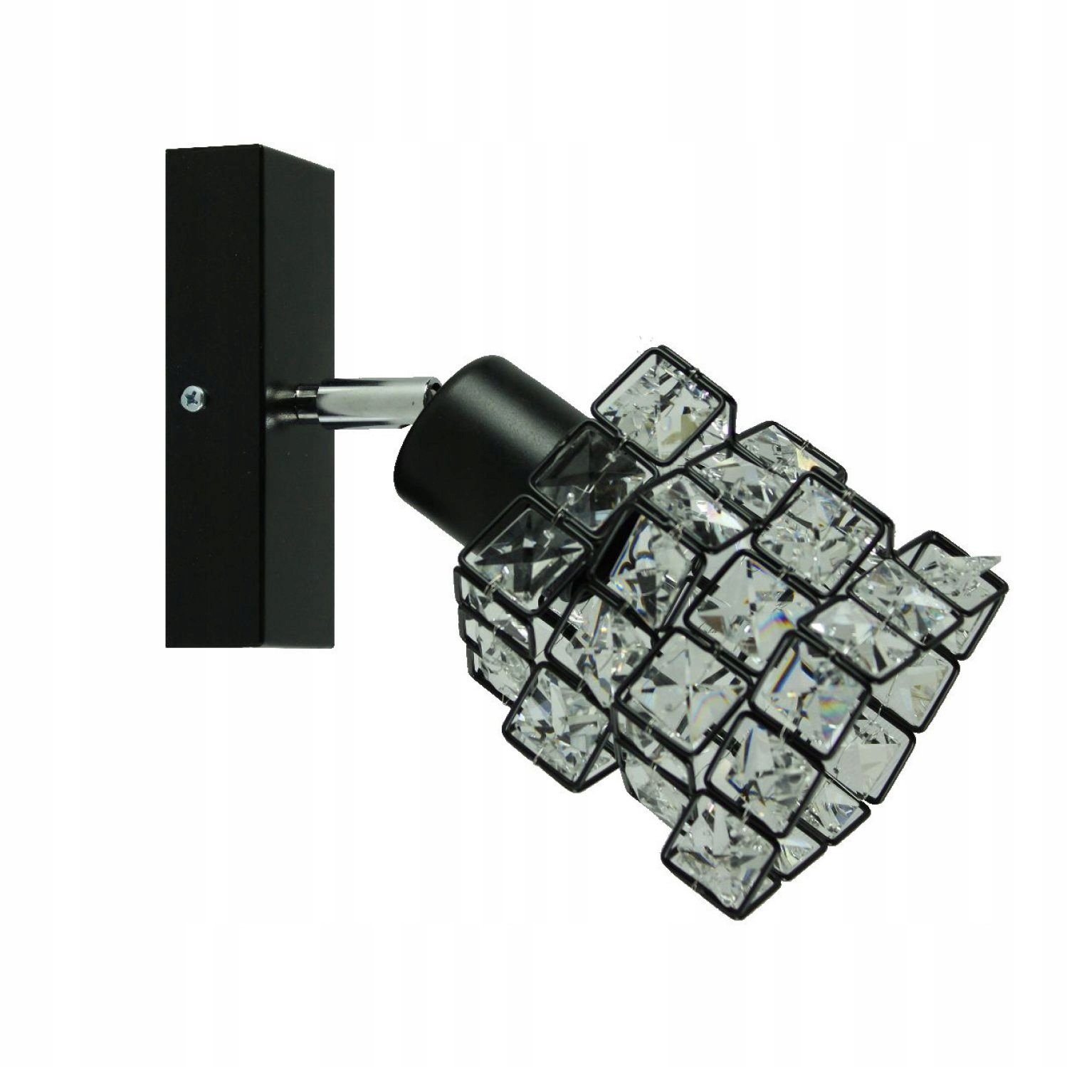 Merkloos Zwart Wandlamp PIK BLACK 1, E27 Fitting