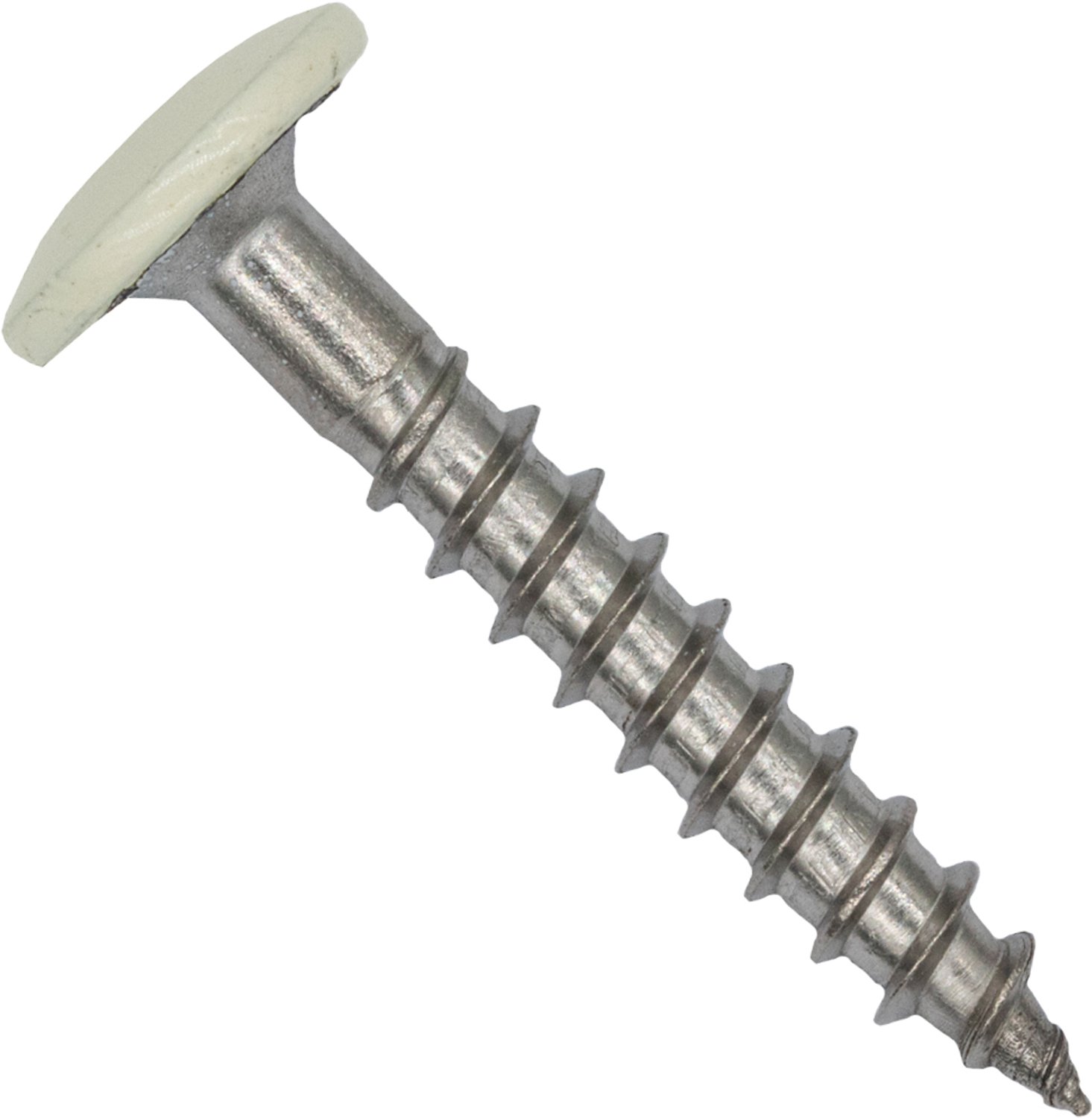 TWISTEC Trespa Schroeven Zuiverwit 4,8 x 25 mm – voor HPL & Gevelbekleding – 100 Stuks