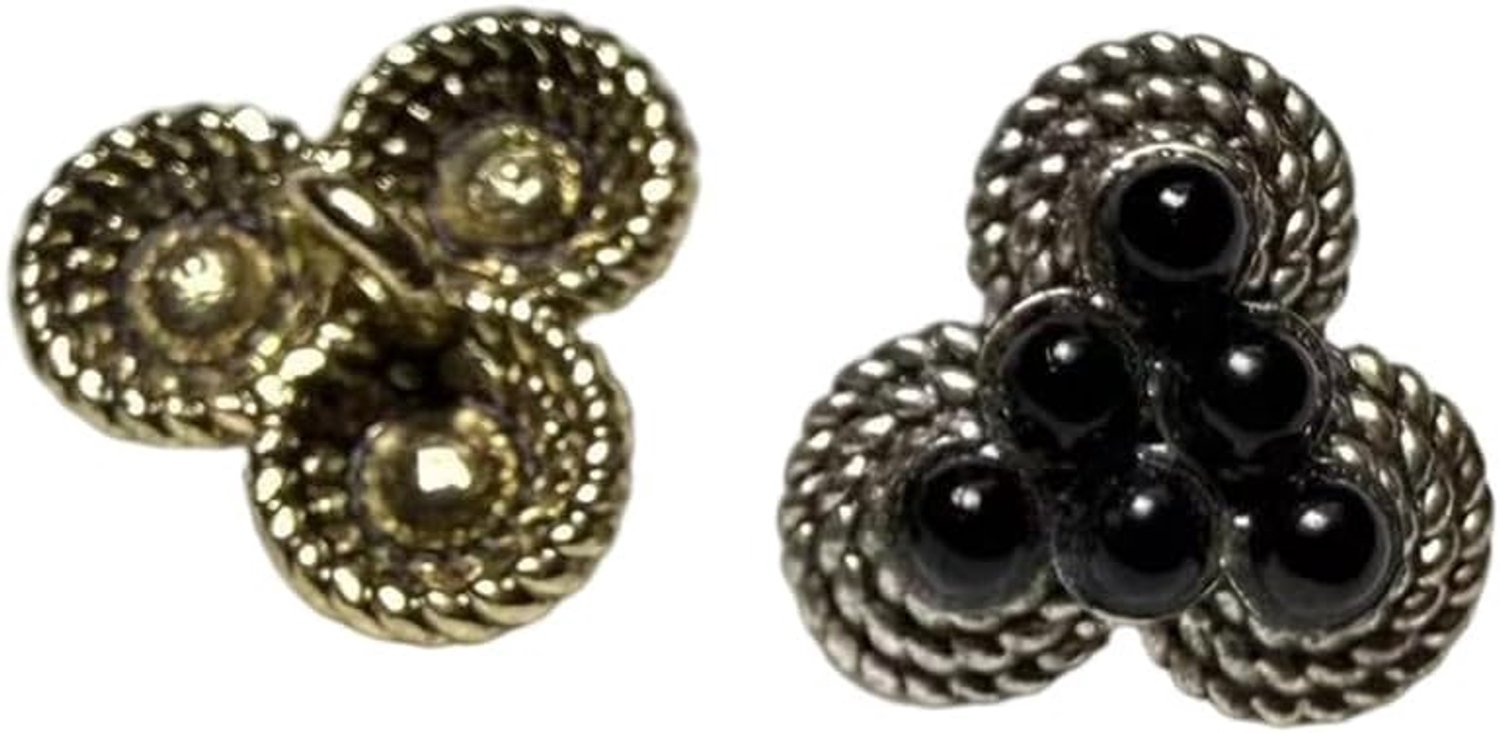 Knopen met 1 gaten, 15 × 15 mm, marmer, elegante oogknopen met parel, vintage naaiknopen, knutselknopen om te breien, decoratieve knopen voor pak, jas, doe-het-zelf