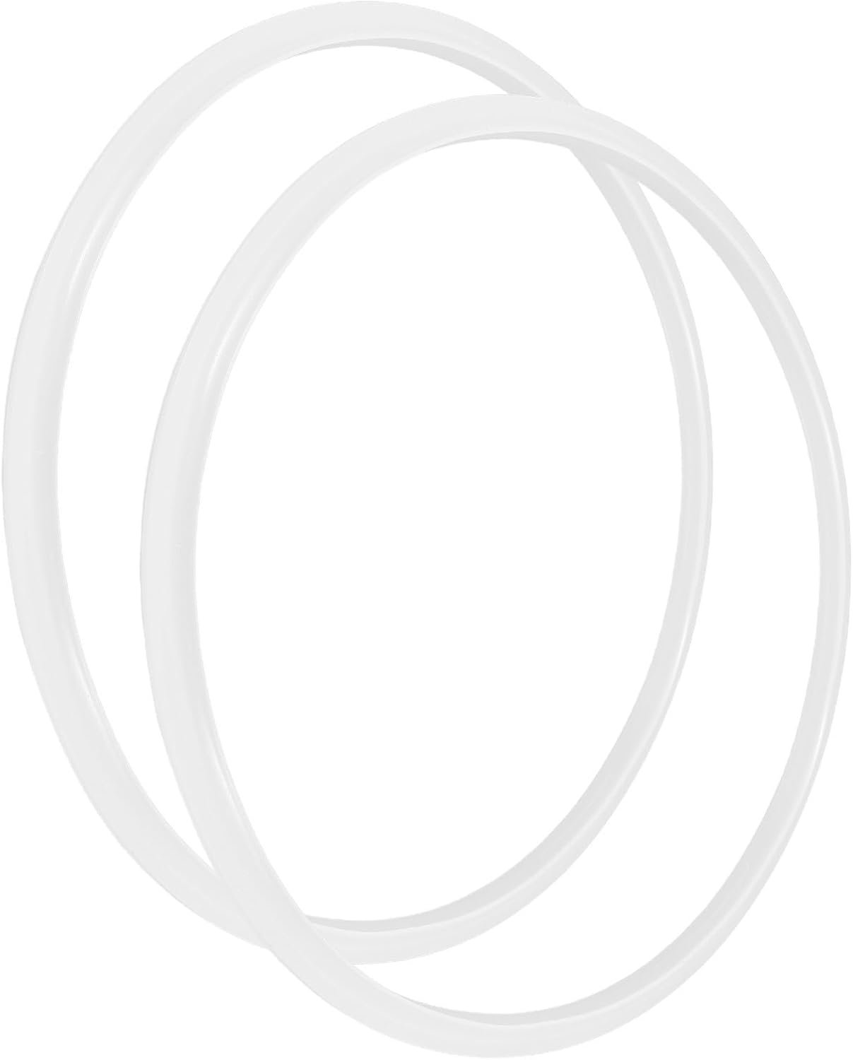 2 Stuks Siliconen Drukpan Sealing Rings Voedselveilige Vervangende Dichting voor Aluminium Hogedrukpannen Lekvrije Elastische Gaskets voor Thuis