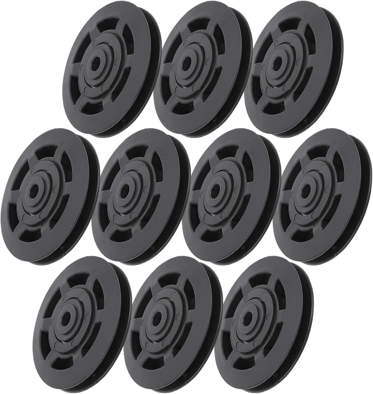 10 Stuks 95MM Lager Katrol Wiel Vervanging, Gym Fitnessapparatuur, voor Fitness Club & Garagedeur Katrol Systemen