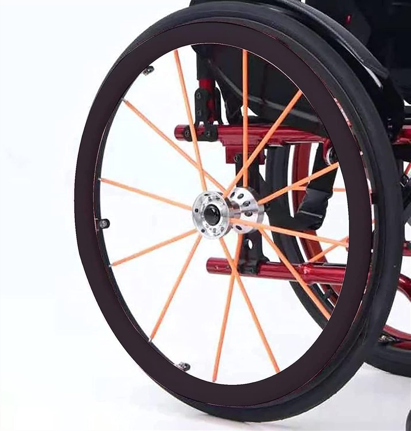 24-inch siliconen rolstoel-duwhoezen, antislip slijtvaste handduwhoes, rolstoel-hoepelhoezen,H,24 inch