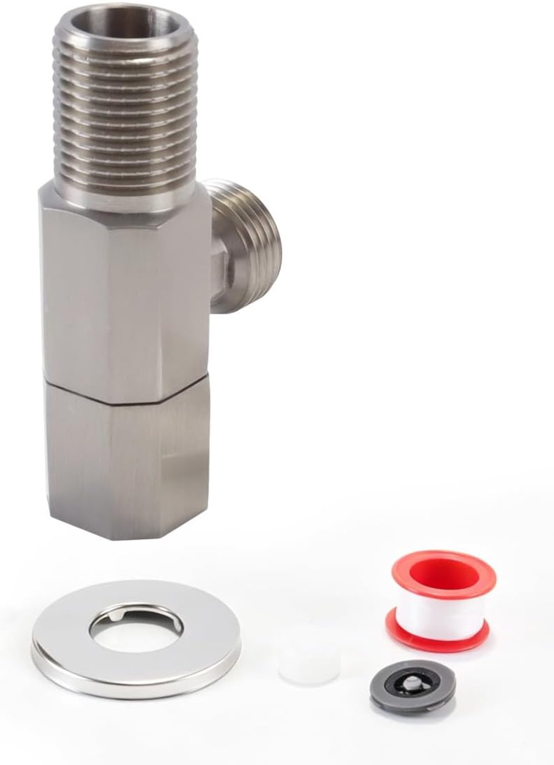 Universele 1/2 inch messing kraan hoekventiel goud messing badkamer water afsluitklep schroefdraad