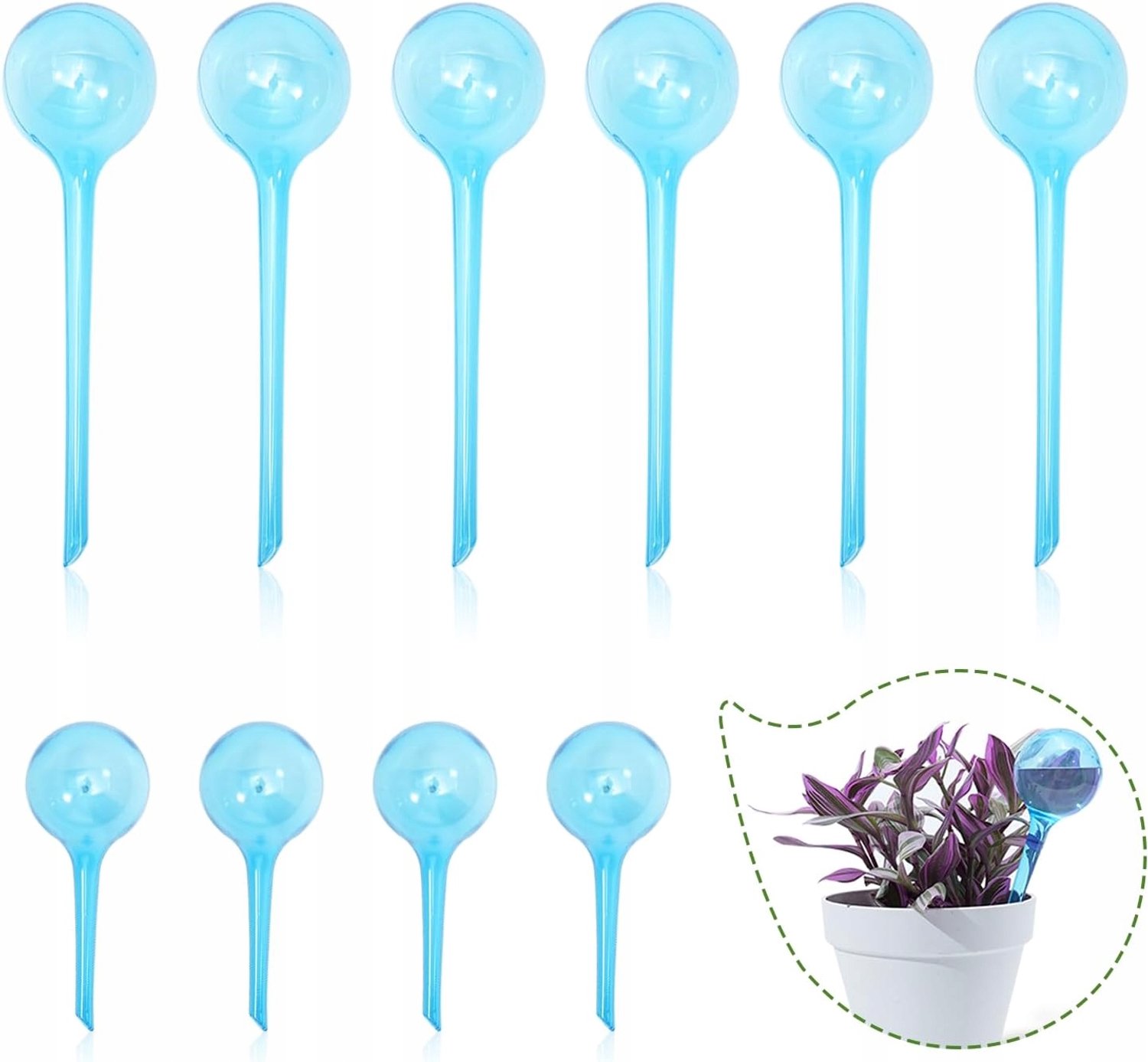 Zelfwaterende Plantenstekkers - 10 Stuks - Automatische Watergift