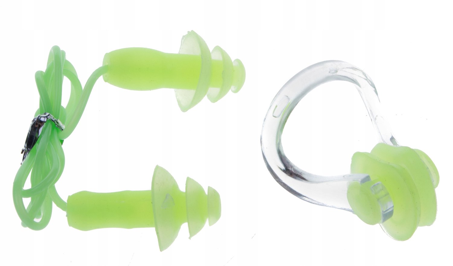 VIVO Zwembril Set: Neusknijper & Oordopjes - Groen