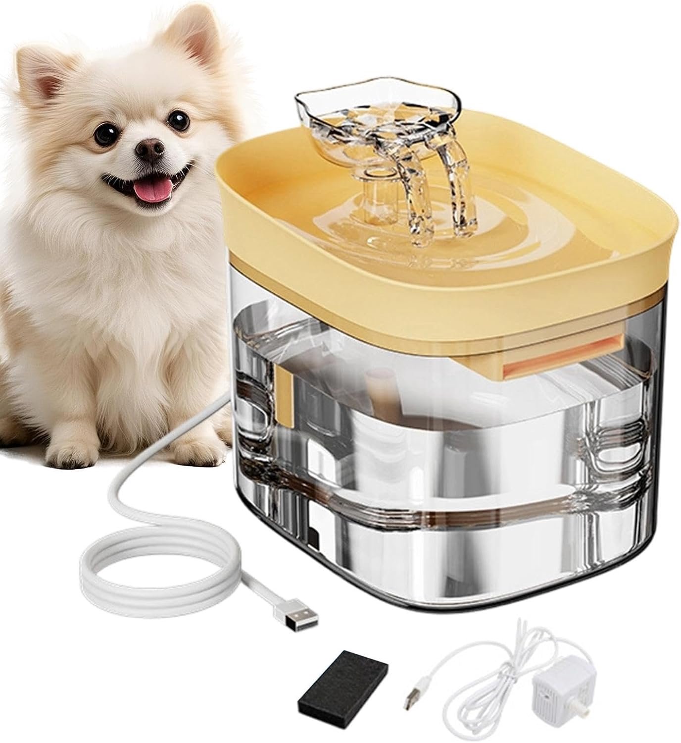 Waterfontein 1,8L Drinkbak voor honden