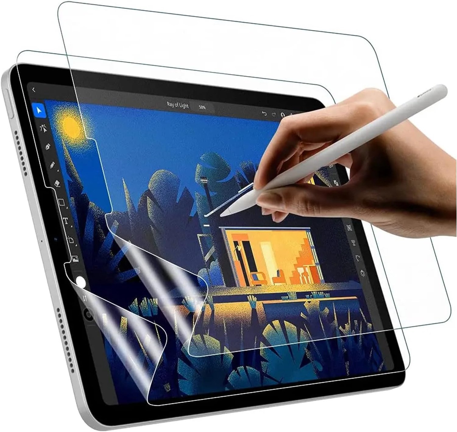 2 stuks matte schermbeschermer voor Xiaomi Pad Mini 8.8 inch, Papierglans, Anti-Glare Matte Screenprotectors, Tekenen, Schrijven met de Stylus Pen Zoals op papier