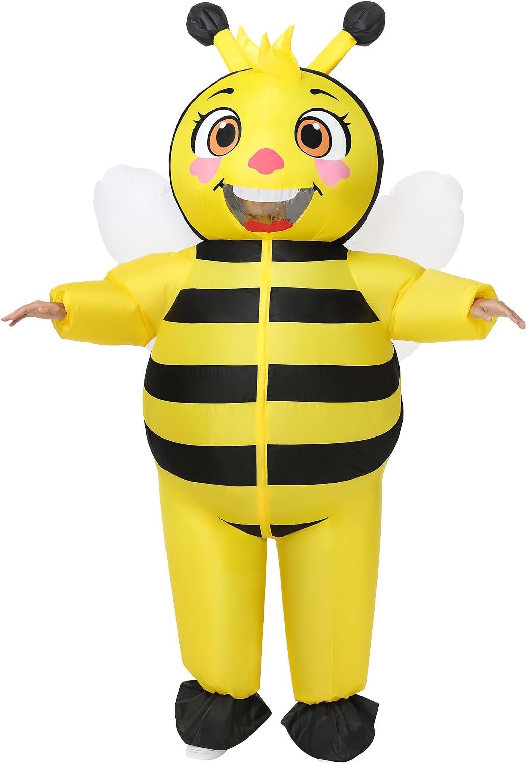 Bumble Bijenkostuum voor volwassenen Vrouwen Opblaasbaar Halloween-Kostuums Wereldwijd Bijendag Kostuum Meisjes Cosplay Party