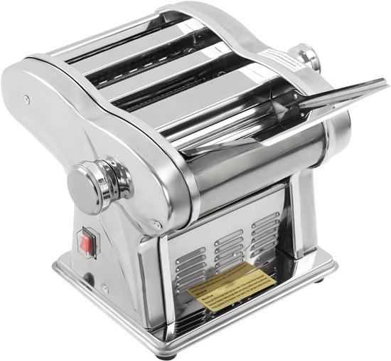 Pastamachine, 0,5-4 mm, multifunctionele pastamachine met instelbare parameters, deegroller van roestvrij staal met 3 messen voor spaghetti, fettuccine, lasagne, deegzakken — afbeelding 3