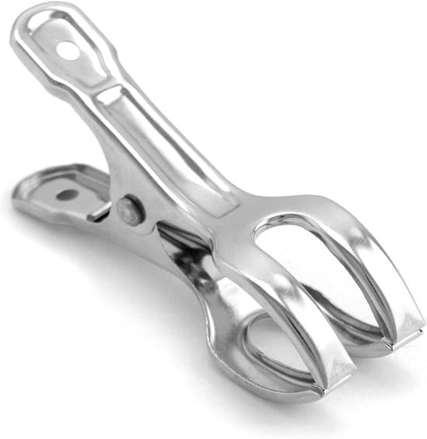 Set van 12 roestvrijstalen handdoekclips - grote, windbestendige veerclips, geschikt voor strandhanddoeken, badhanddoeken en kledingclips, 8,5 cm lang.