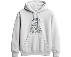 Jezus Hoodie – I SAW THAT! – Modern Outfit – Unisex Hoodie voor Dames & Heren – Humor Cadeau