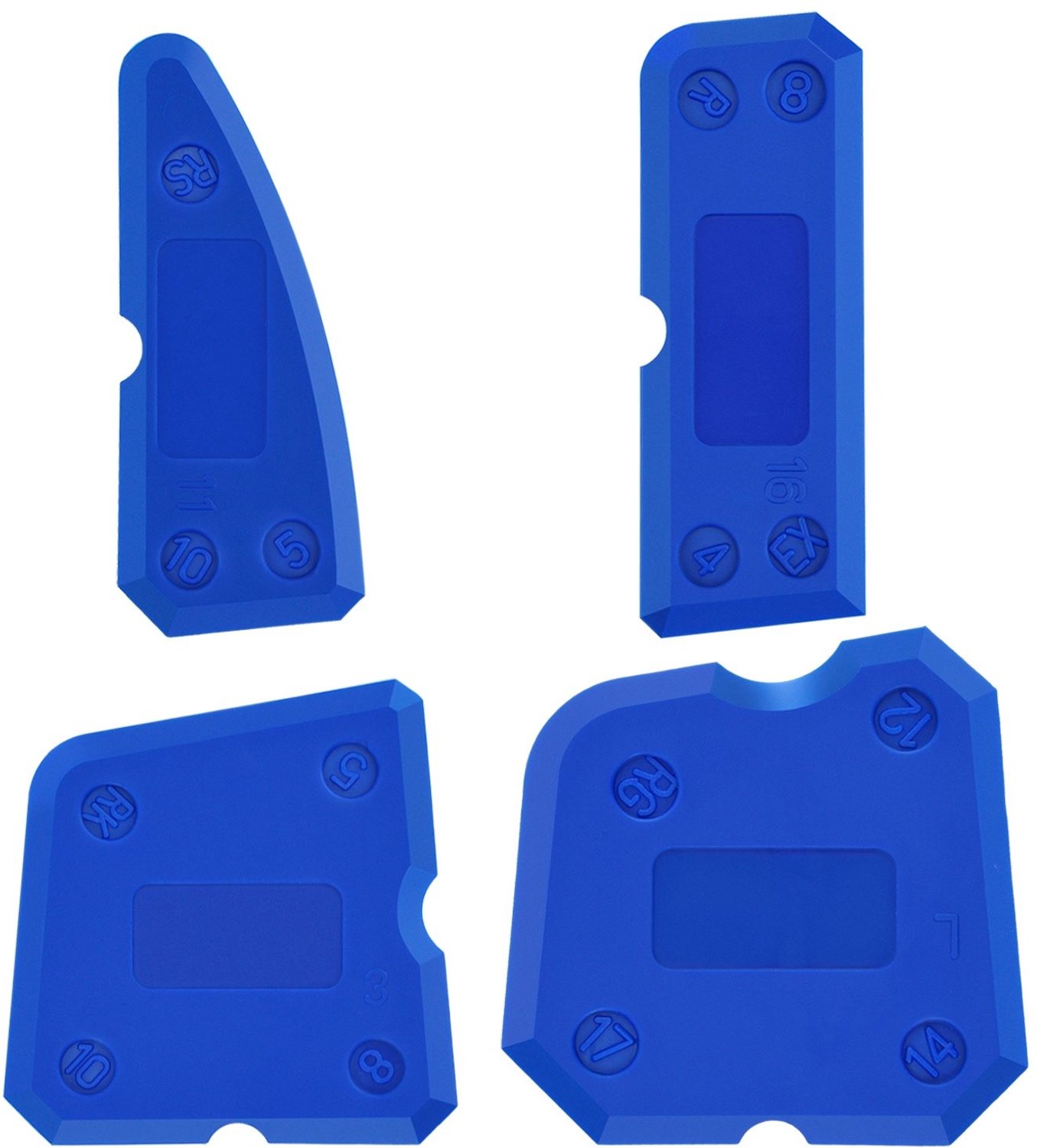 Siliconen Kitgereedschap Set voor Nauwkeurige Afwerking, Ideaal voor Verbouwingen en Klussen