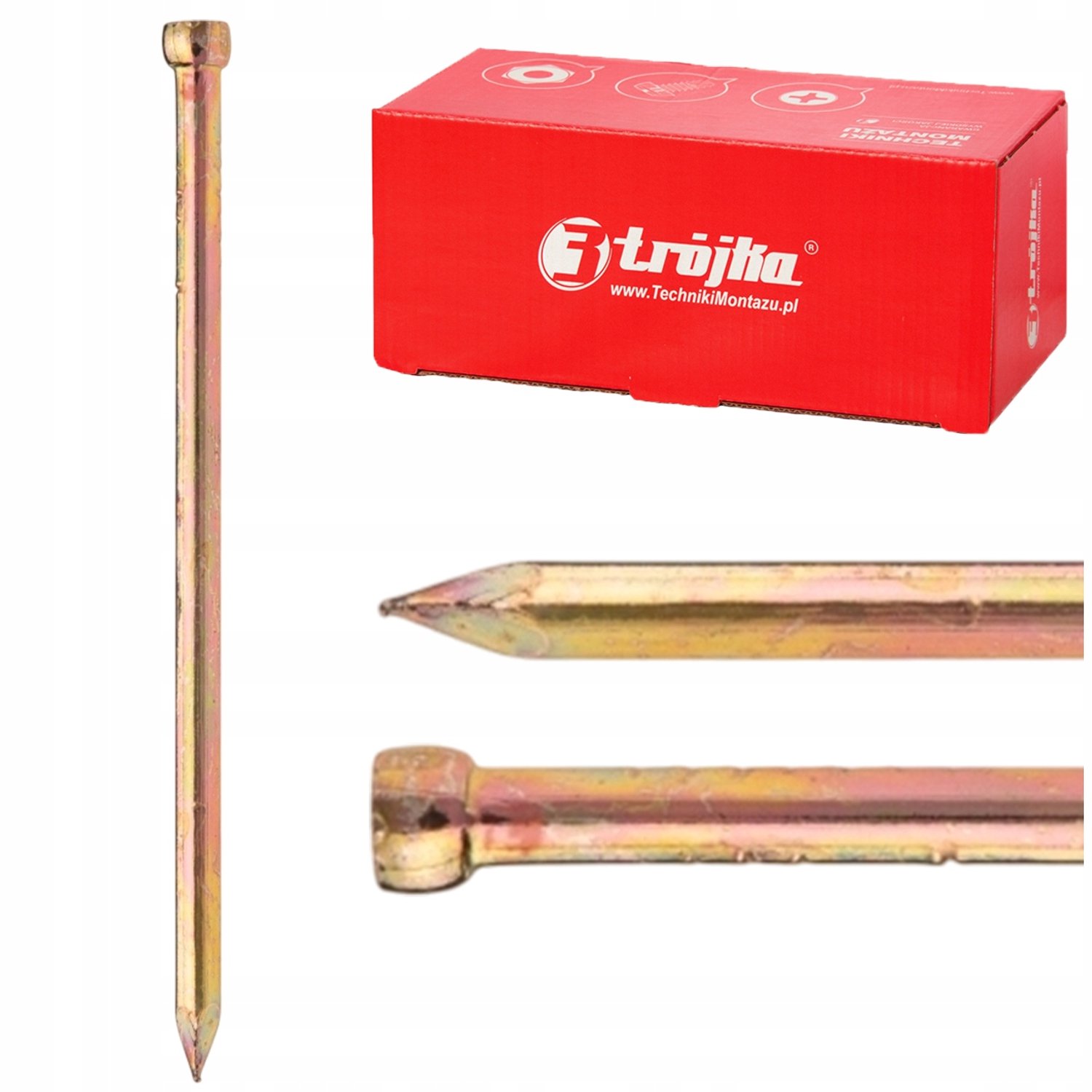 Geprepareerde Gele Verzinkte Timmelnagels 1.4x20mm - 5kg