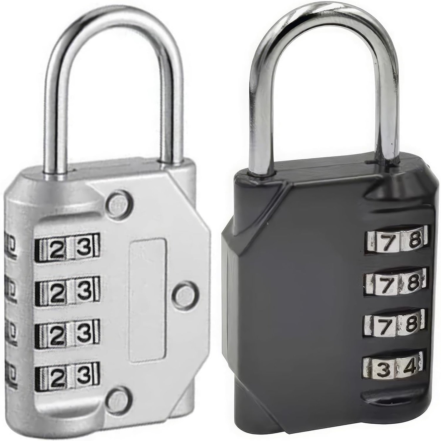 Dailygoods- Hangslot Digitale Combinatie - Waterdicht - Zinklegering - 10.000 Combinaties - Sleutelvrij - Sportlockers/Gereedschapskisten - Combinatie
