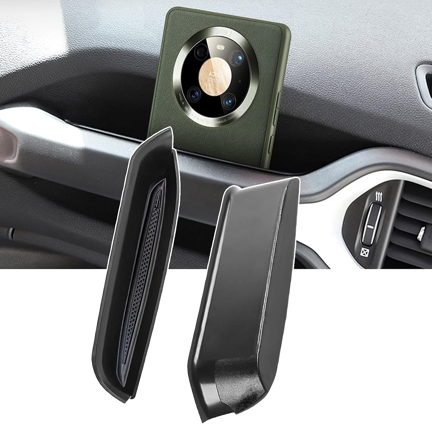 Compatible with Jeep Renegade BU 2015-2025 2026 Car Doors Storage Box Car Door Handle Storage Box Suitable with - ShopVlot