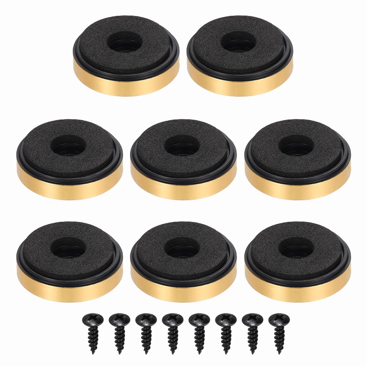 Luidsprekerisolatievoeten 30mmx7mm - kunststof schuim - schokdempingsbasis - optimale geluidskwaliteit - Luxento