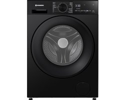 Wisberg WBWM3A5B9NB SwiftWash & CreaseControl - Wasmachine - Energieklasse A-50% - 9 kg - 1400 toeren - Stoomfunctie