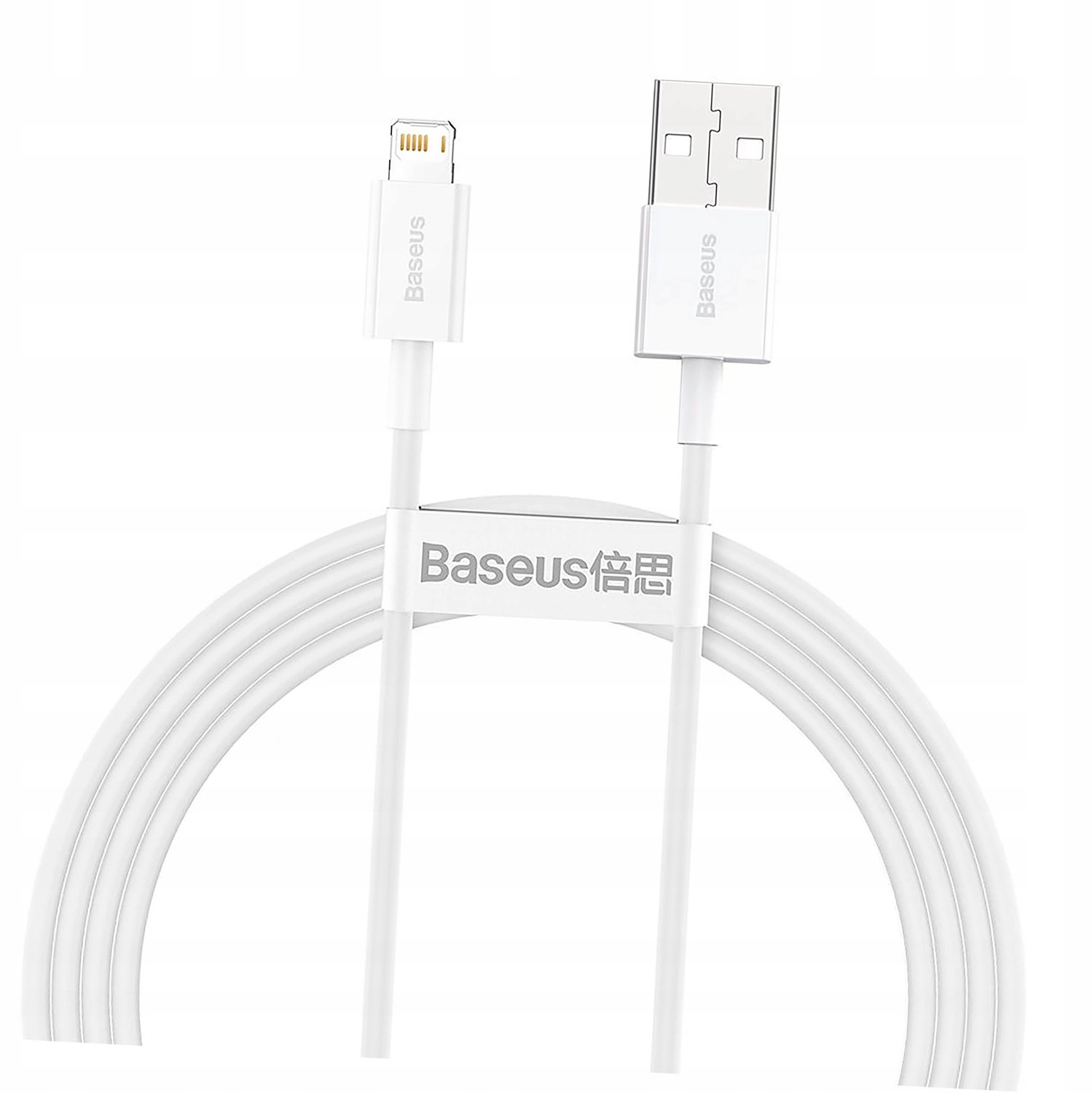 Baseus Superior USB Lightning Kabel 2.4A 1.5m Wit