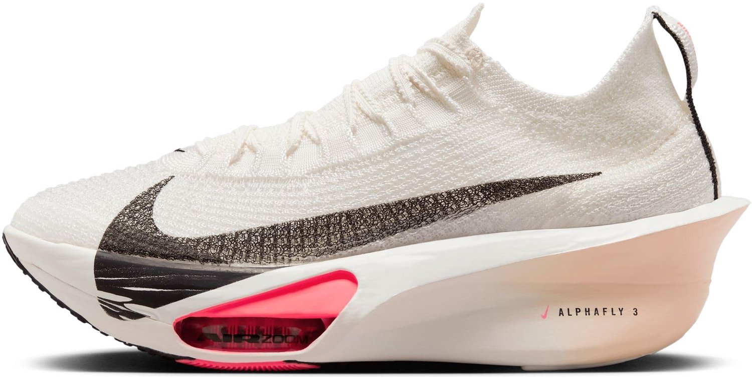 Nike Air Zoom AlphaFly Next% 3 Dames Hardloopschoen Sail/ -Crimson Tint 38.5 Zwart
